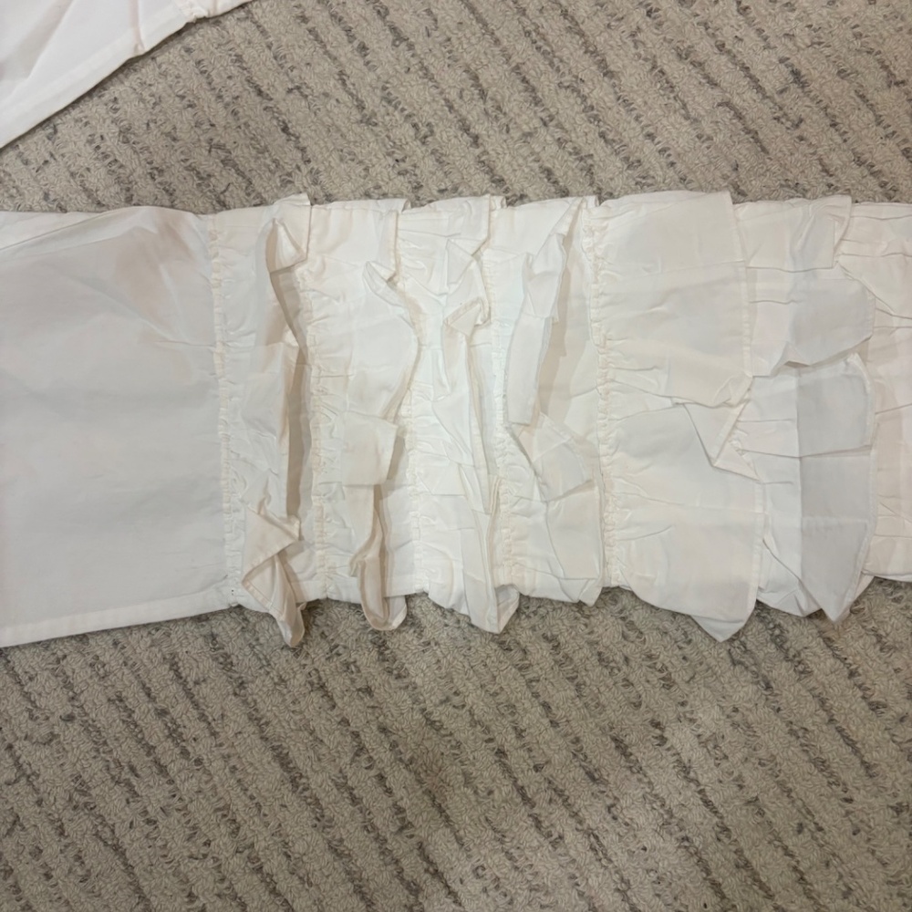 🌿 Boutique Listing: J. Peterman White Ruffled Volume Pant – Size Small 🌿 - Picture 6 of 6